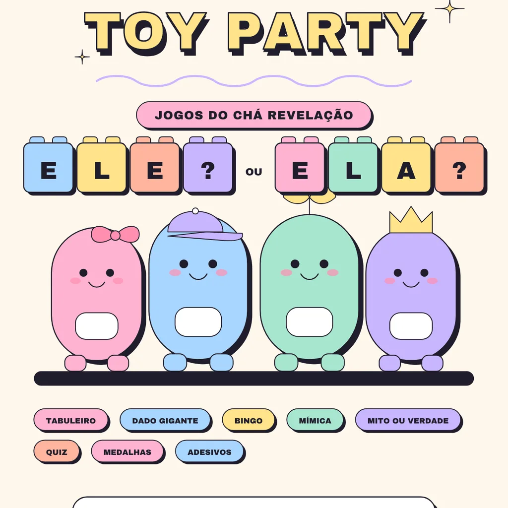 Capa do Toy Party: Jogos do Chá Revelação