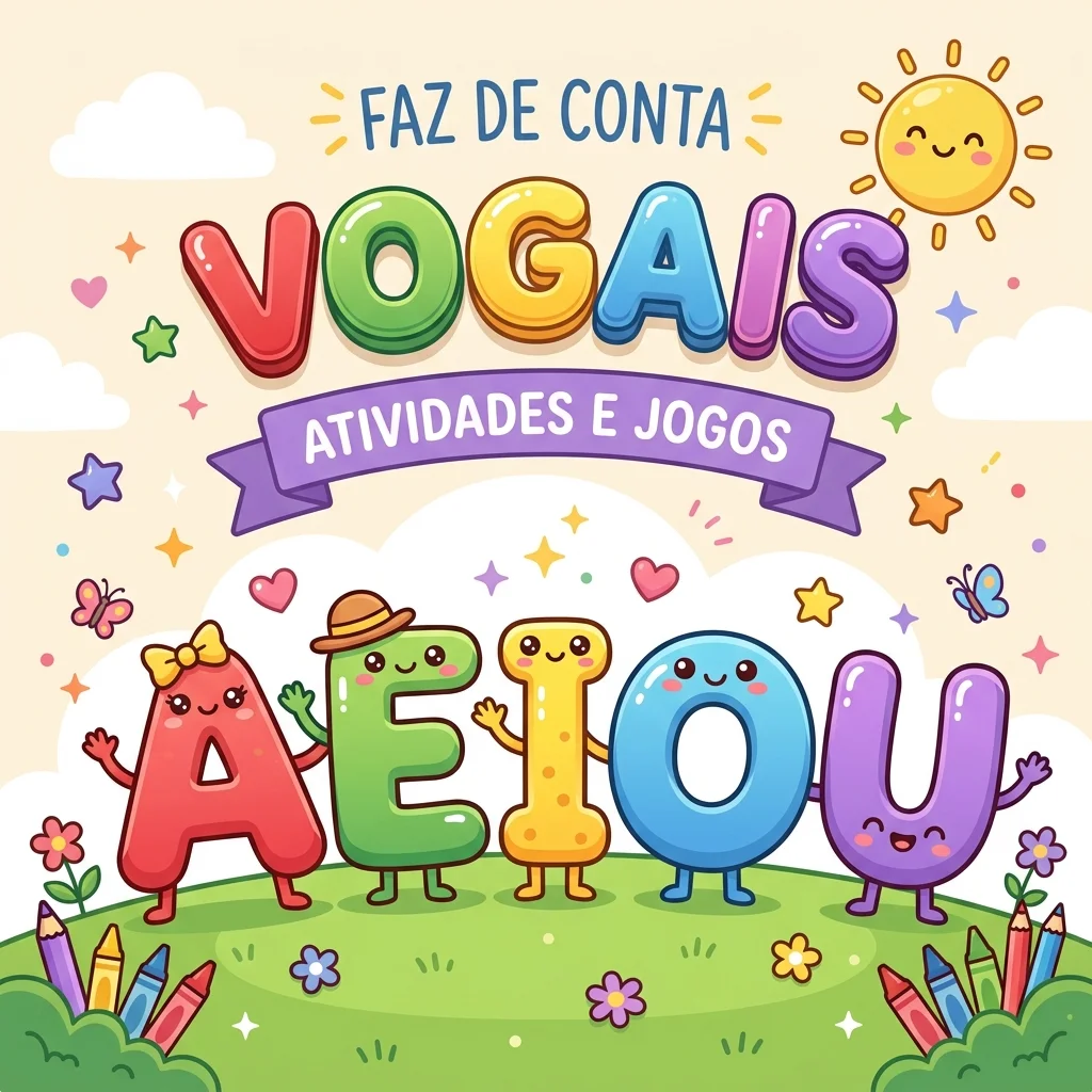 Capa do Brincadeiras com as Vogais